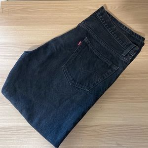 Vintage Levi’s black denim jeans 36x30